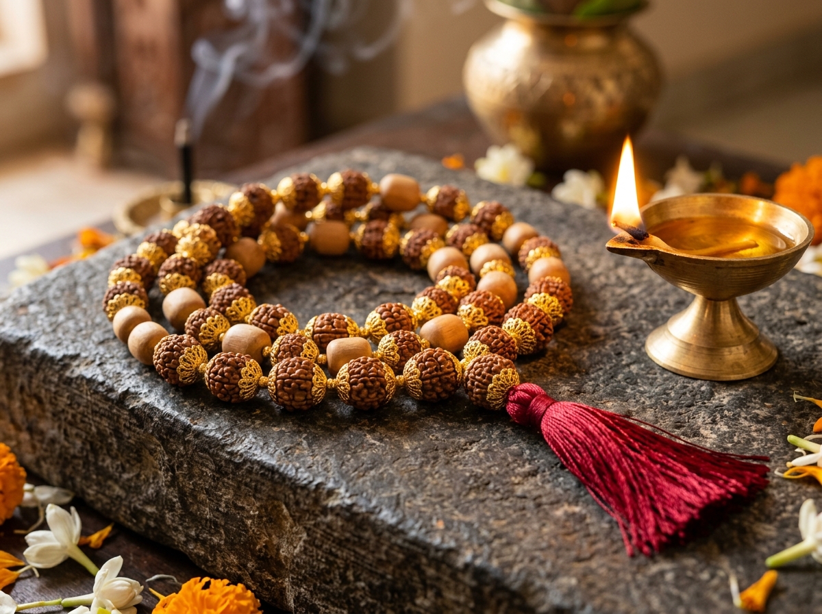 Rudraksha Garlands